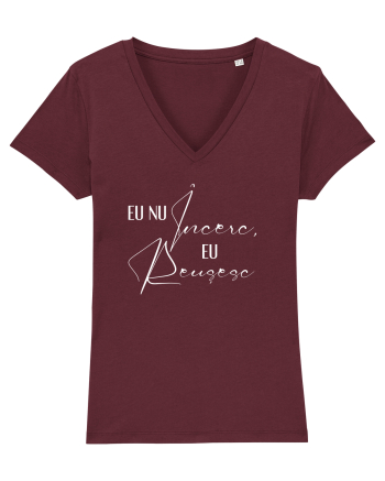 Eu nu incerc, eu reusesc Burgundy