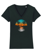 temelie third Tricou mânecă scurtă guler V Damă Evoker