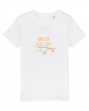 Skater For Life White