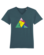 Triangle Tricou mânecă scurtă guler V Bărbat Presenter