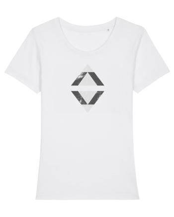 Vintage Triangle White