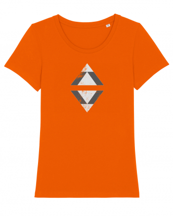 Vintage Triangle Bright Orange