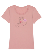 Urban Girl Tricou mânecă scurtă guler larg fitted Damă Expresser