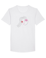 Urban Girl Tricou mânecă scurtă guler larg Bărbat Skater