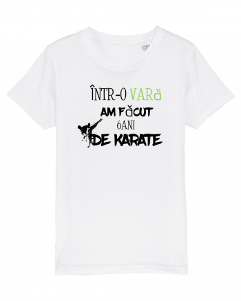 6 ani de karate  White