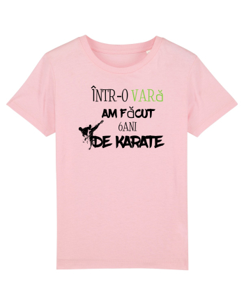 6 ani de karate  Cotton Pink