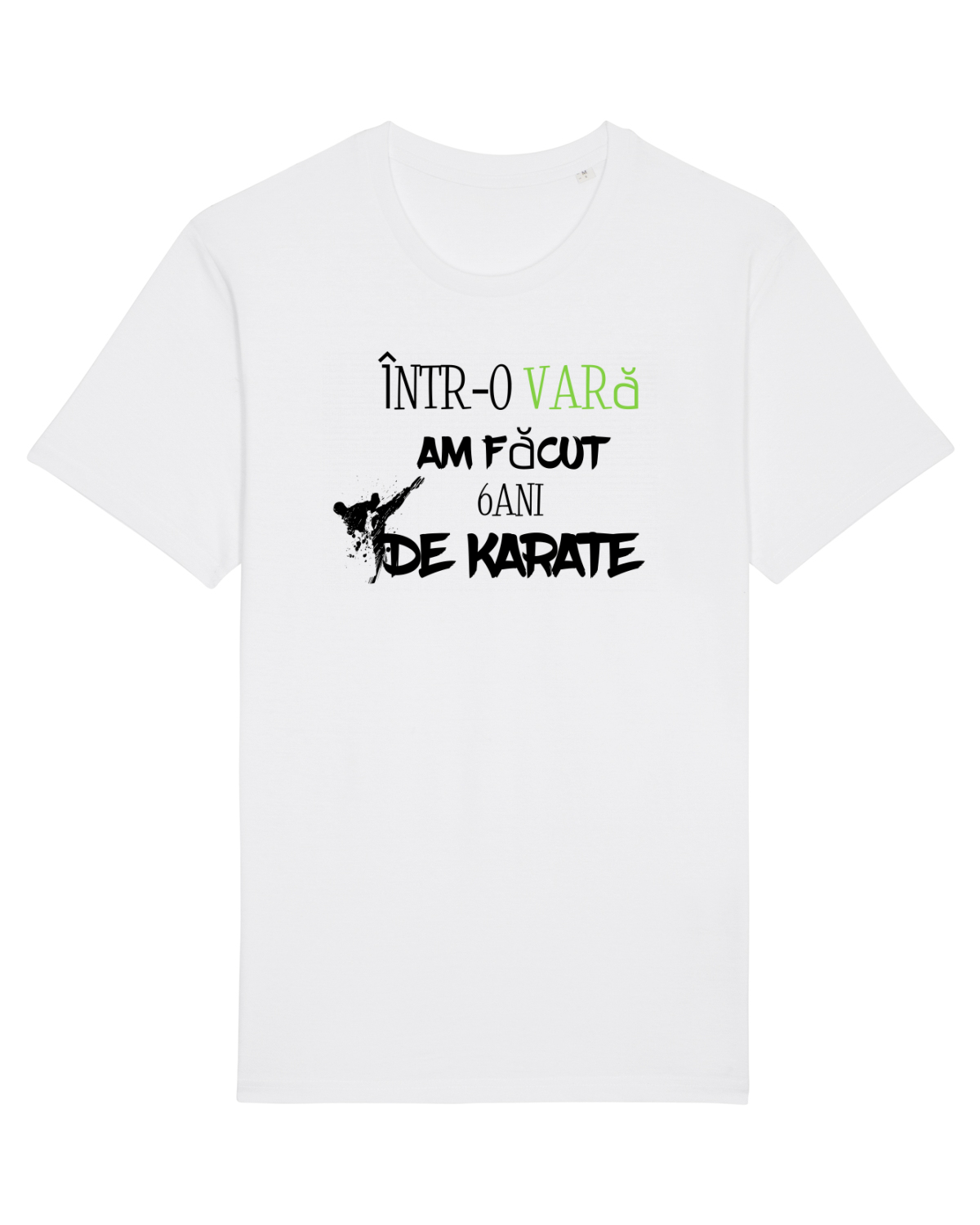 Tricou mânecă scurtă Unisex Rocker White