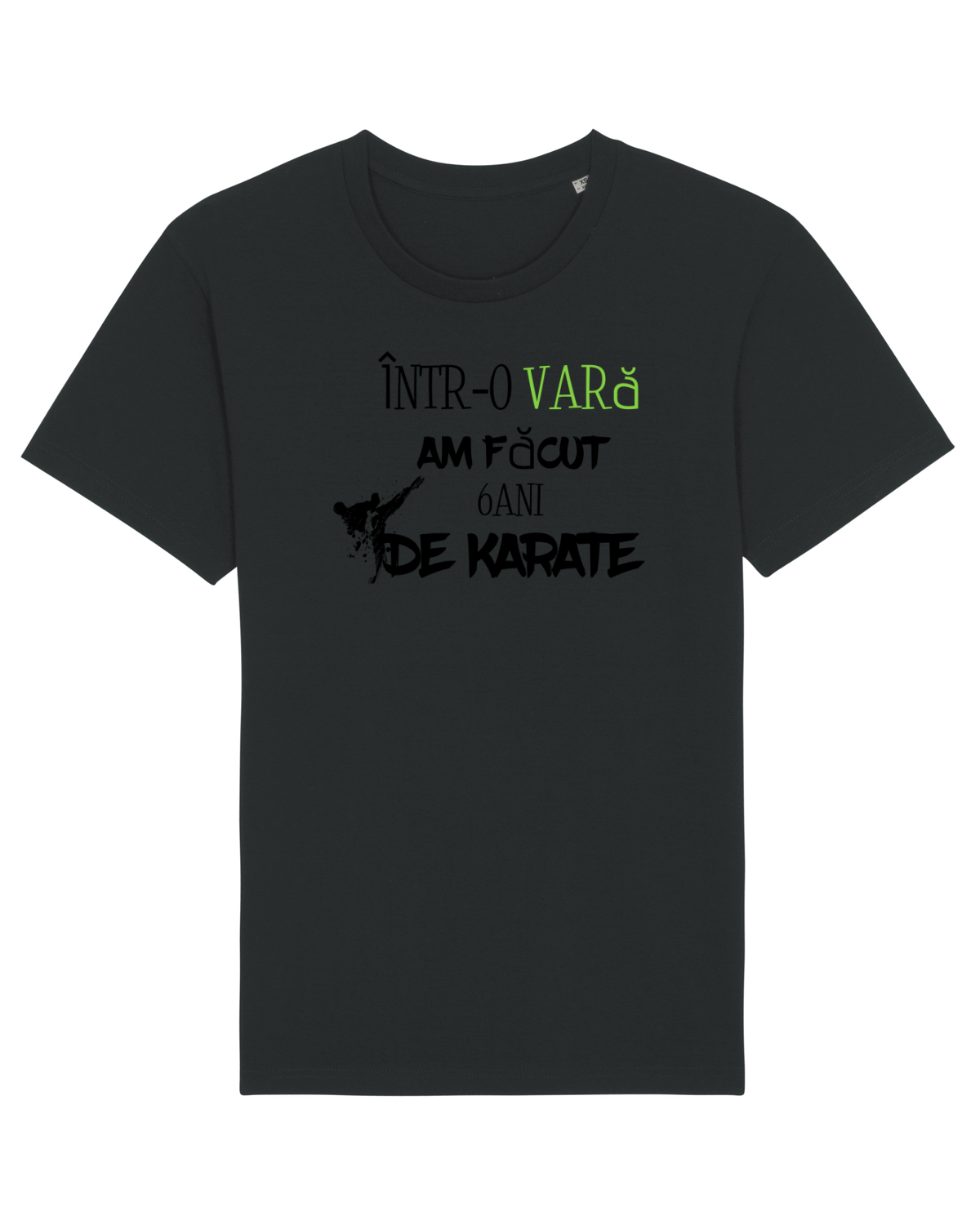 Tricou mânecă scurtă Unisex Rocker Black