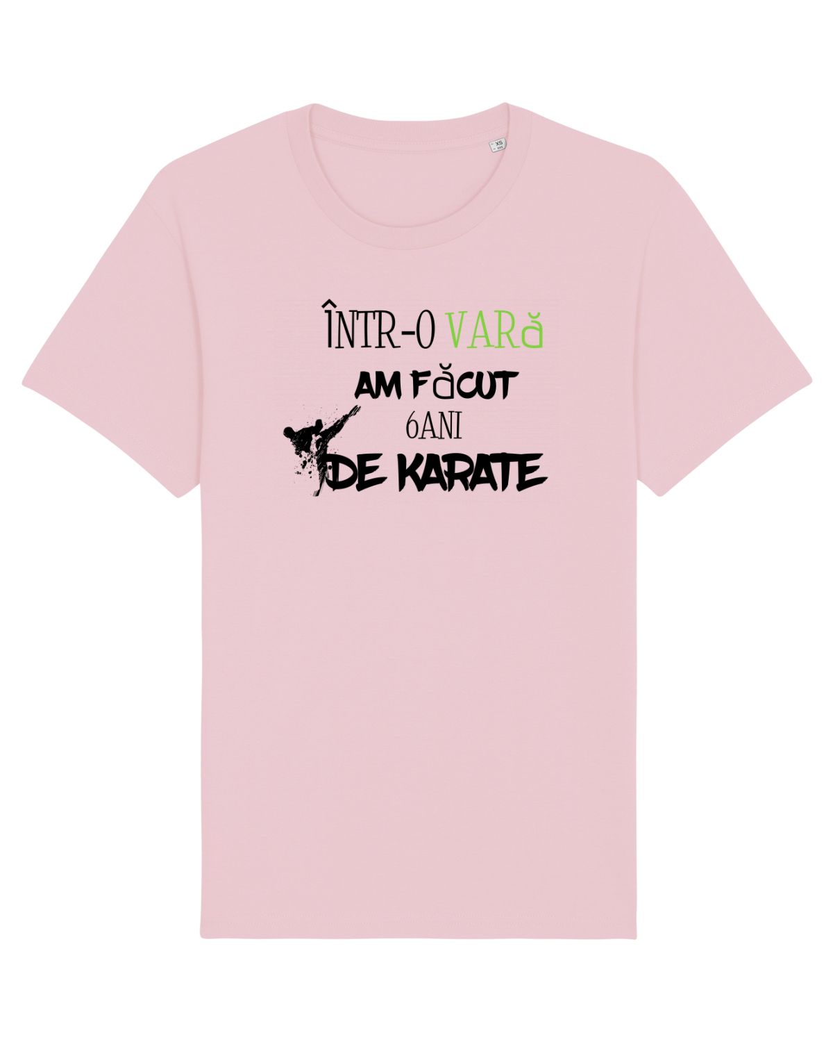 Tricou mânecă scurtă Unisex Rocker Cotton Pink