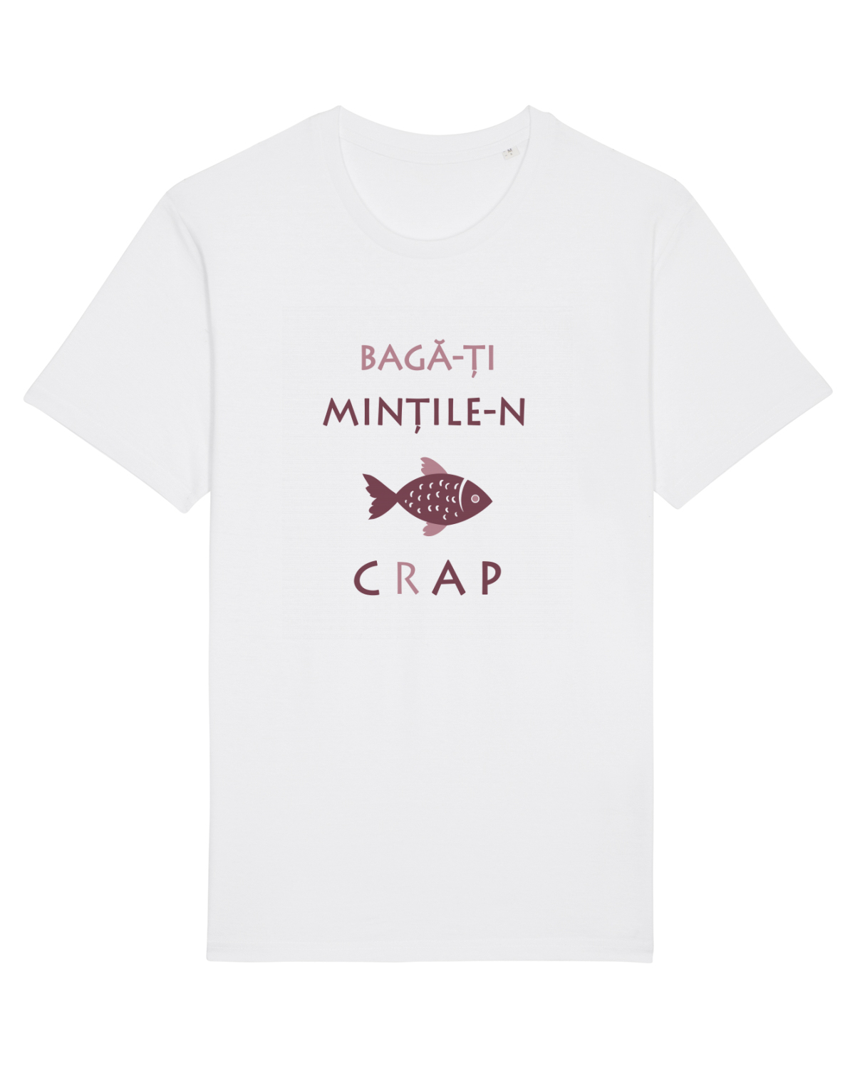 Tricou mânecă scurtă Unisex Rocker White