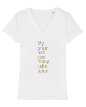 Too many tabs open White
