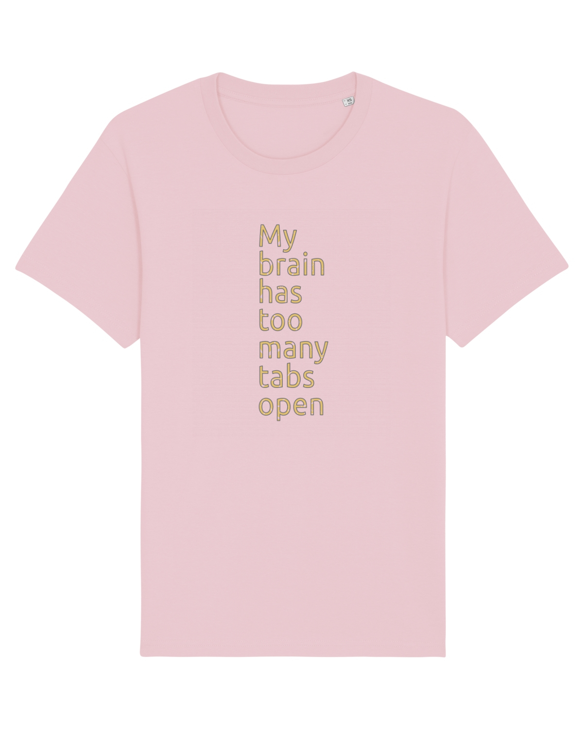 Tricou mânecă scurtă Unisex Rocker Cotton Pink