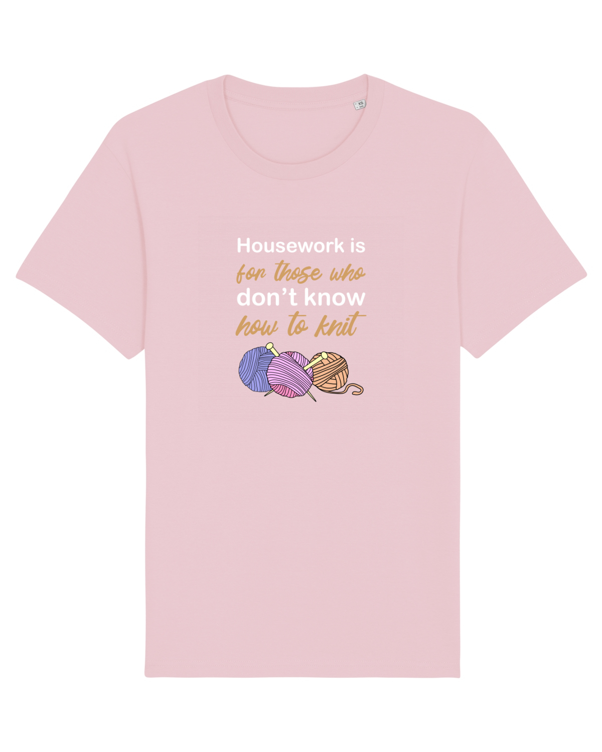 Tricou mânecă scurtă Unisex Rocker Cotton Pink