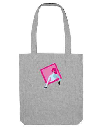 Funky Mona Lisa Heather Grey