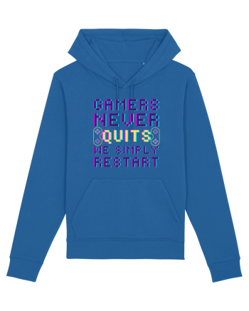 Gamers never quits Royal Blue