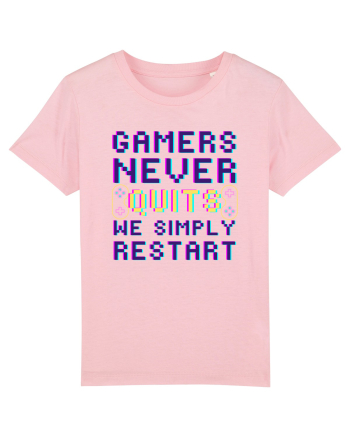 Gamers never quits Cotton Pink