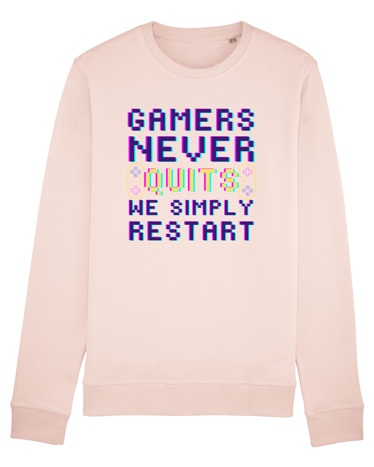 Bluză mânecă lungă Unisex Rise Candy Pink