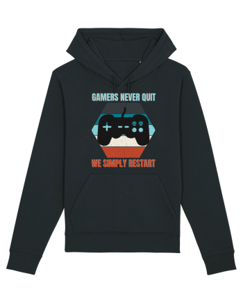 Gamers never quits Black
