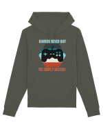 Gamers never quits Hanorac Unisex Drummer