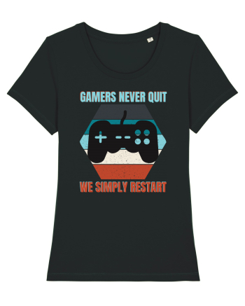 Gamers never quits Black