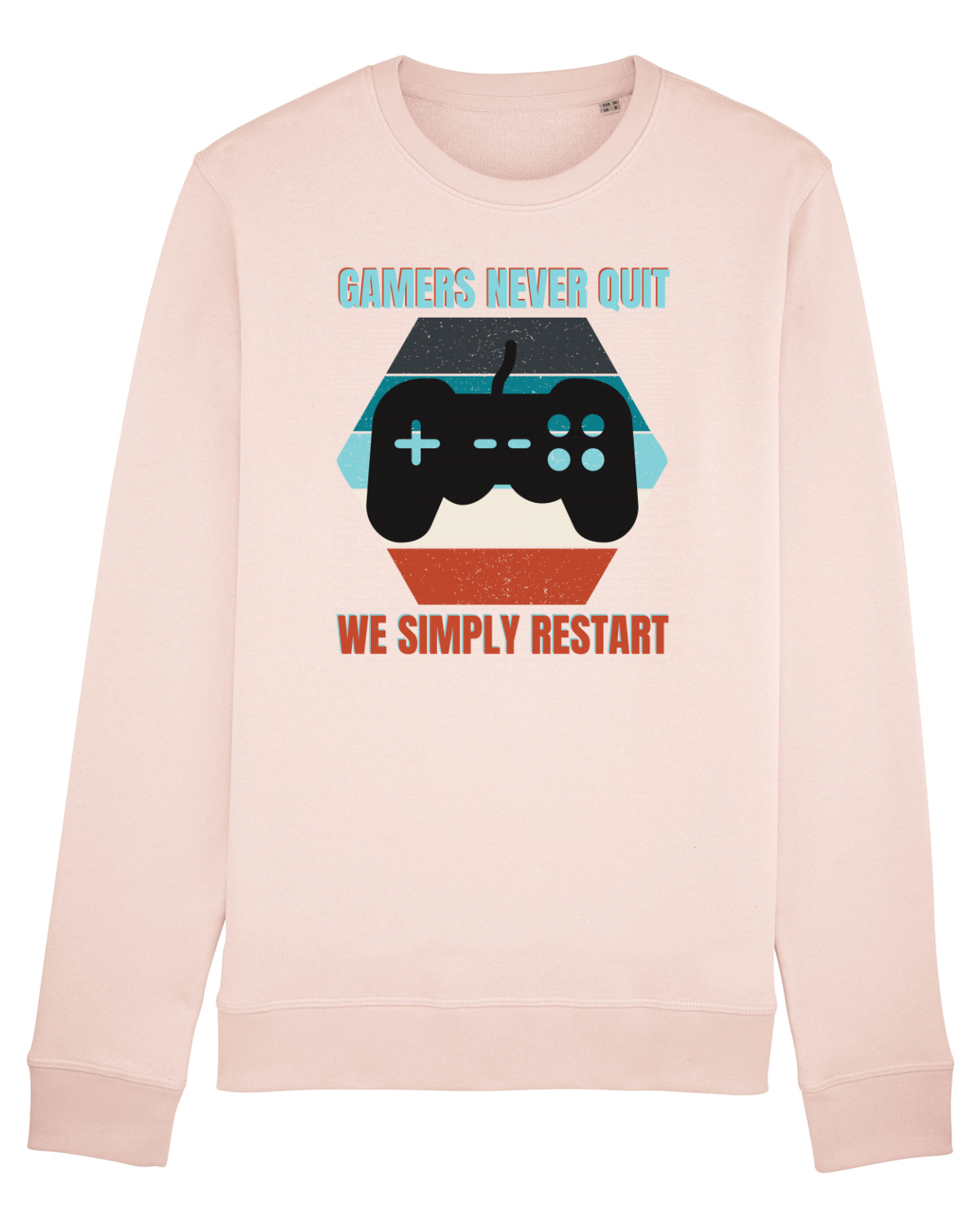 Bluză mânecă lungă Unisex Rise Candy Pink