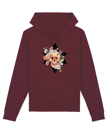 Craniu Floral in Stea Burgundy
