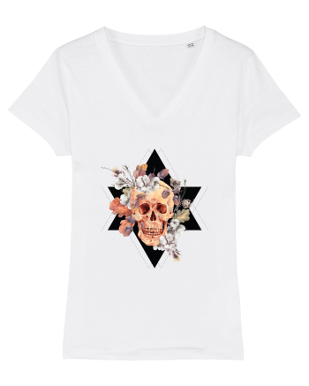 Craniu Floral in Stea White