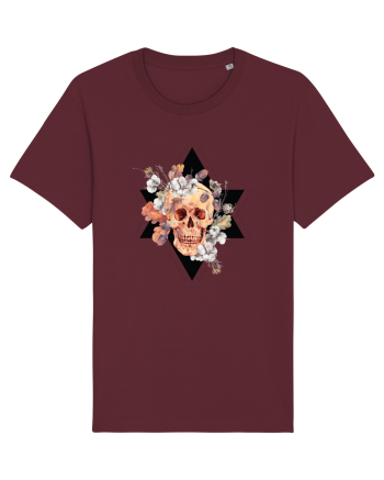 Craniu Floral in Stea Burgundy