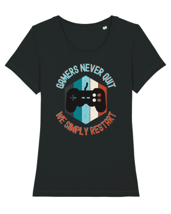 Gamers never quits Black