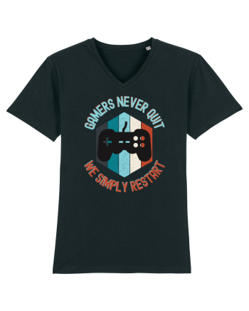 Gamers never quits Black