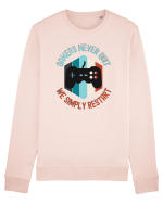 Gamers never quits Bluză mânecă lungă Unisex Rise