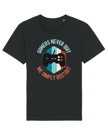 Gamers never quits Black