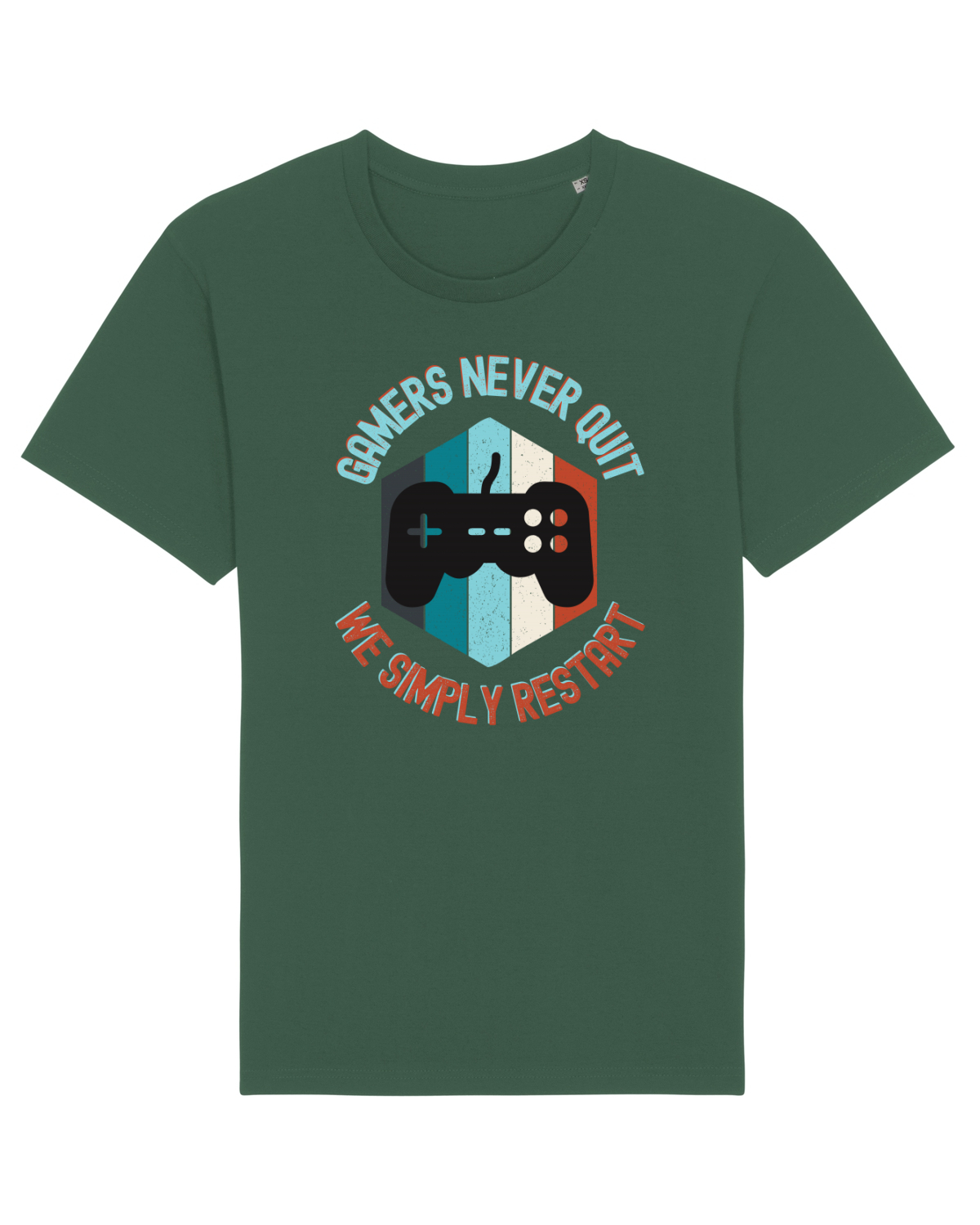Tricou mânecă scurtă Unisex Rocker Bottle Green