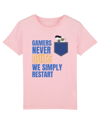 Gamers never quits Cotton Pink