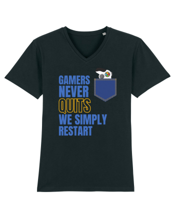 Gamers never quits Black