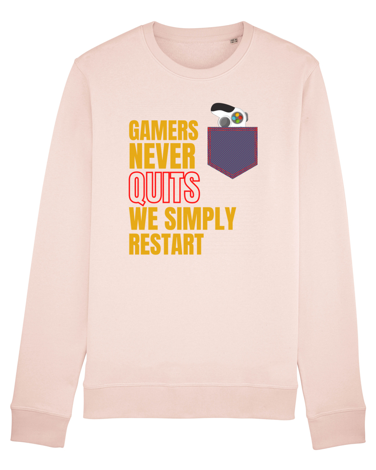 Bluză mânecă lungă Unisex Rise Candy Pink