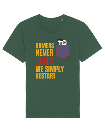 Gamers never quits Bottle Green