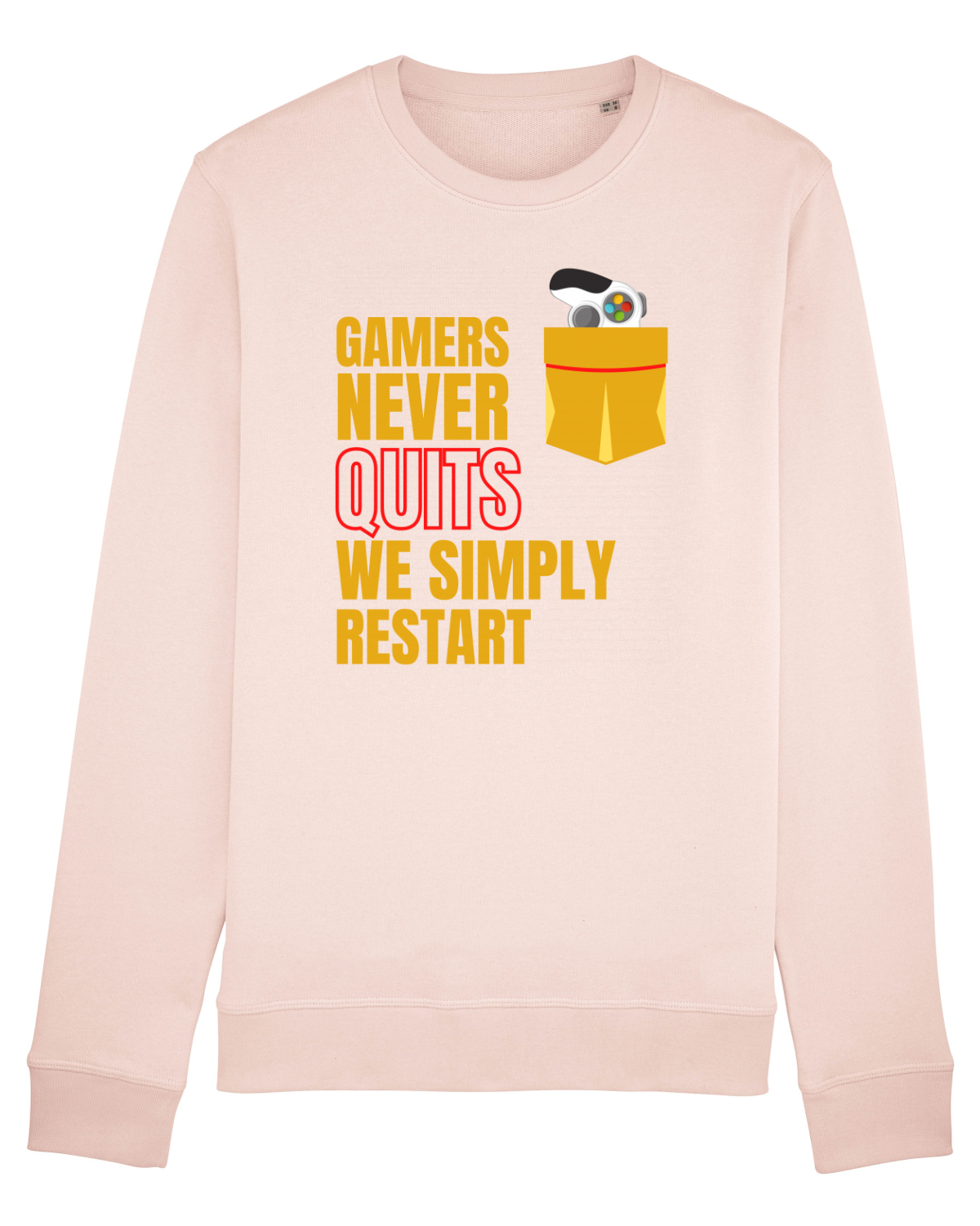 Bluză mânecă lungă Unisex Rise Candy Pink