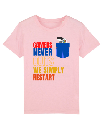 Gamers never quits Cotton Pink