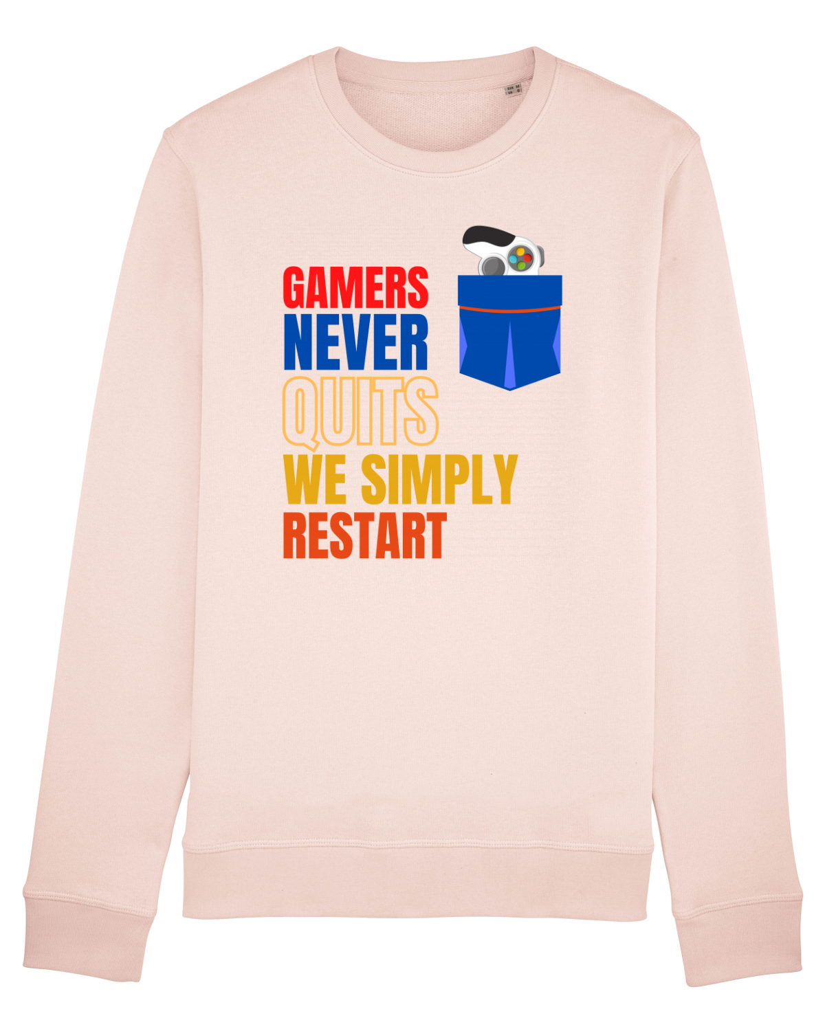 Bluză mânecă lungă Unisex Rise Candy Pink