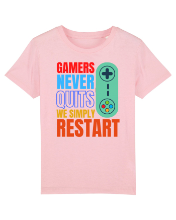 Gamers never quits Cotton Pink