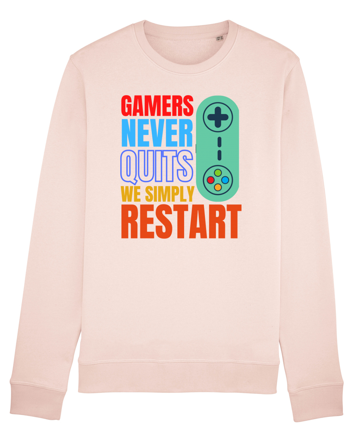 Bluză mânecă lungă Unisex Rise Candy Pink