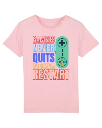 Gamers never quits Cotton Pink