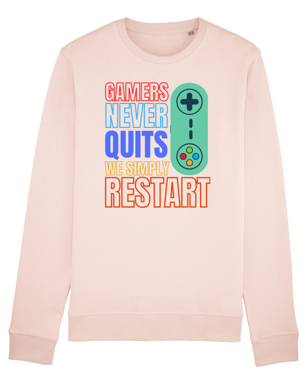 Bluză mânecă lungă Unisex Rise Candy Pink