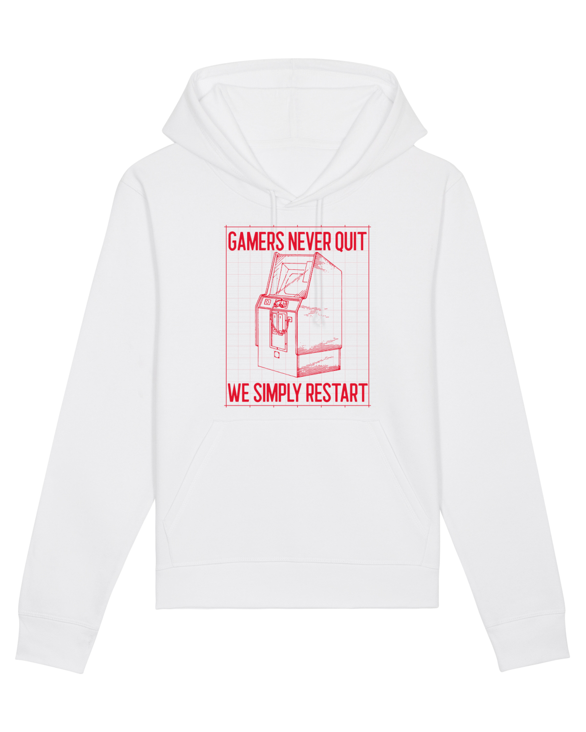 Hanorac Unisex Drummer White
