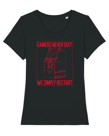 Gamers never quits Black