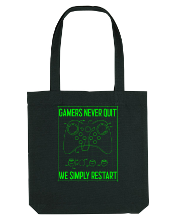 Gamers never quits Black