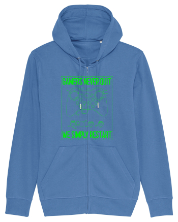 Gamers never quits Bright Blue