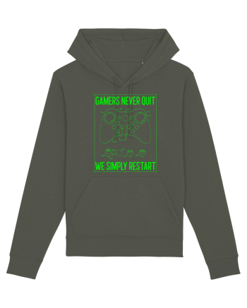 Gamers never quits Khaki