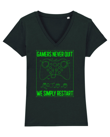 Gamers never quits Black